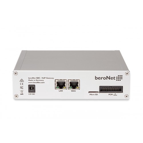 BeroNet BNSBC-M 16Ch. Modular VoIP Session Border Controller (SBC), 2 Slots for Modules, Dual NIC, 2 Sessions Free, Max 8 Concurrent Sessions